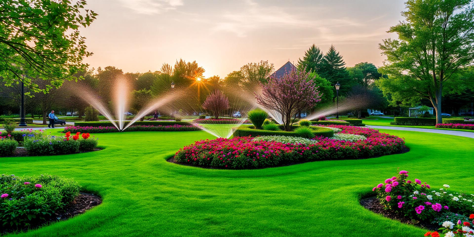 Magnifique jardin irrigué